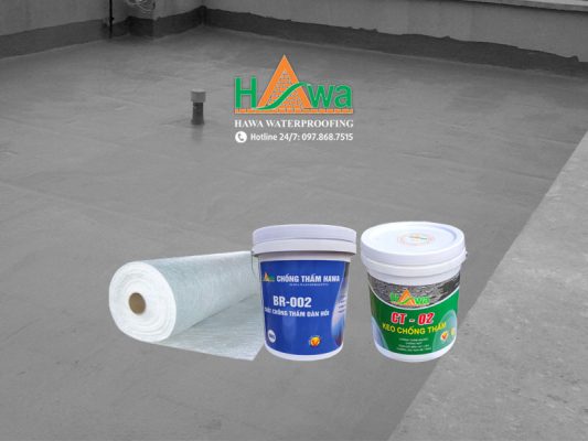sản phẩm sử dụng trong chống thấm sàn mái